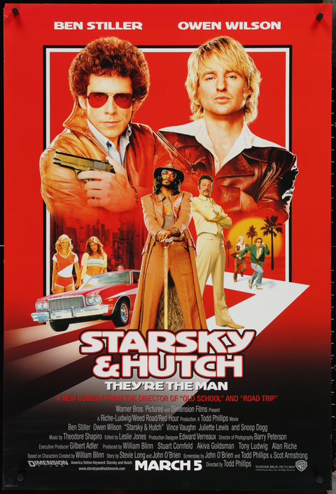 Affiche de film originale américaine (One Sheet) de Starsky et Hutch (2004)