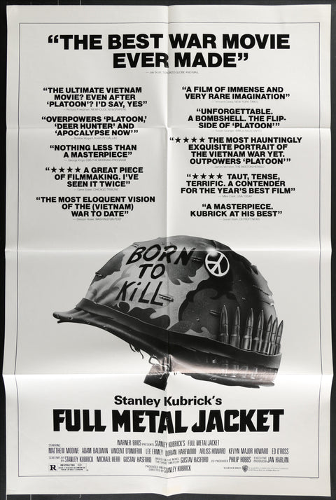 Affiche de film originale américaine (One Sheet) de Full Metal Jacket (1987)