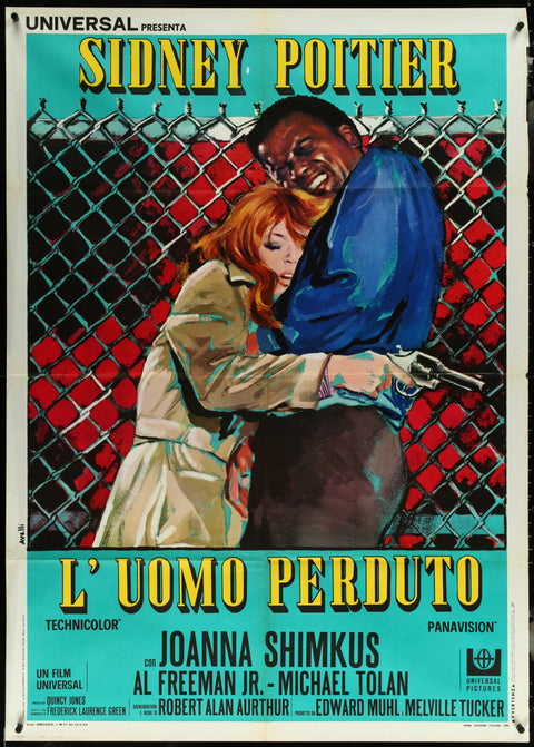 L'homme perdu (1969) Affiche de film italienne originale à un panneau