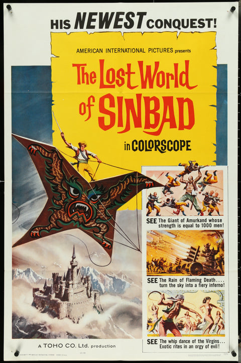 The Lost World Of Sinbad (1965) Original US One Sheet Movie Poster