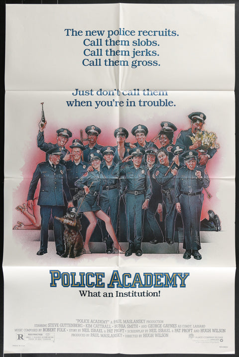 Affiche de film originale américaine (One Sheet) du film Police Academy (1984)