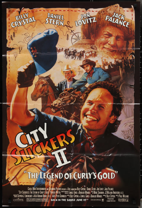 City Slickers II : The Legend Of Curly's Gold (1994) Affiche de film originale américaine (One Sheet)