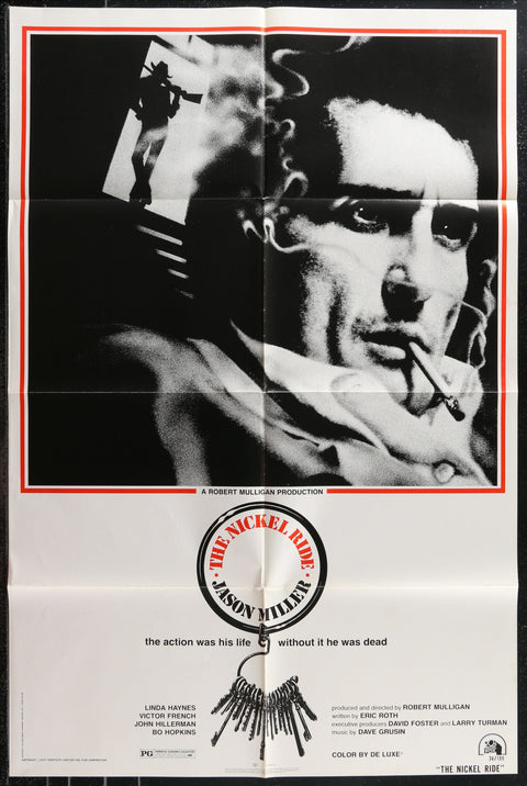 Affiche de film originale américaine (One Sheet) du film The Nickel Ride (1974)