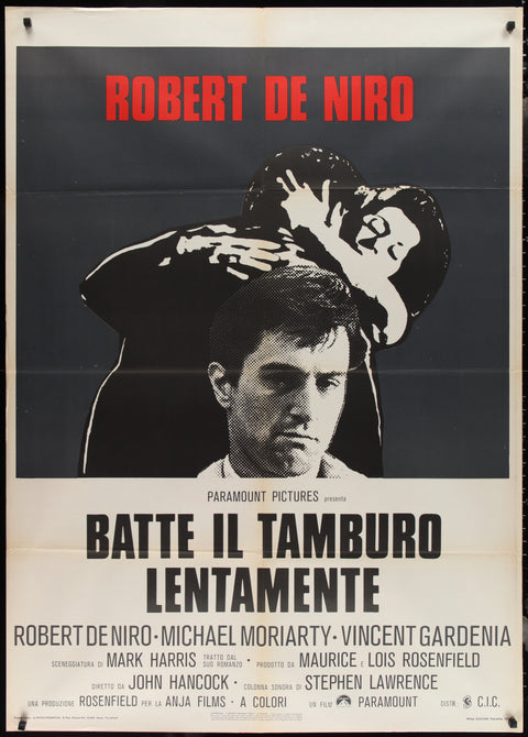 Beat The Drum Slowly (1977) Affiche de film italienne originale à un panneau