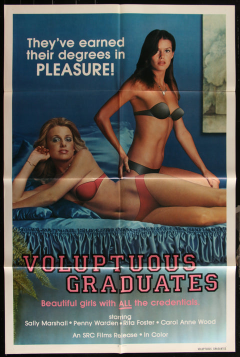 Voluptuous Graduates (1980) Affiche de film originale américaine (One Sheet)