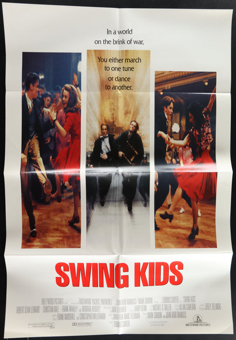 Affiche de film originale américaine (One Sheet) de Swing Kids (1993)