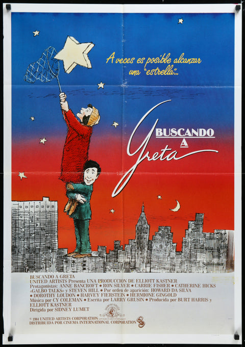 Affiche de film originale en espagnol (One Sheet) du film Garbo Talks (1984)