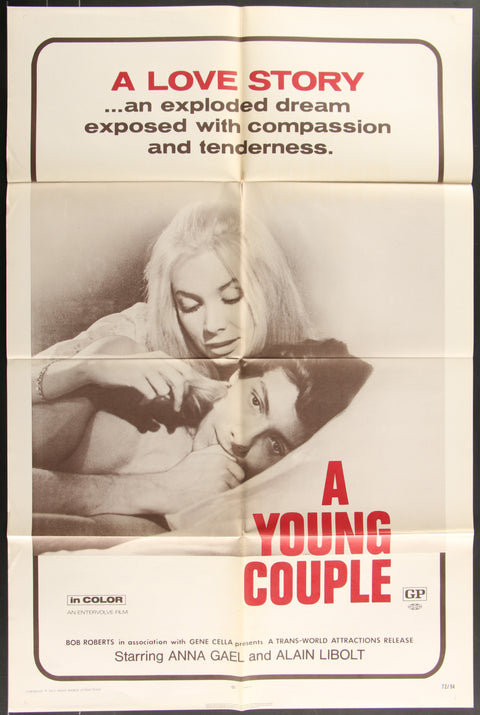 Ein junges Paar (1972) Original US-Filmplakat (One Sheet)