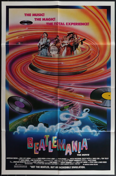 Affiche de film originale américaine (One Sheet) de Beatlemania (1981)