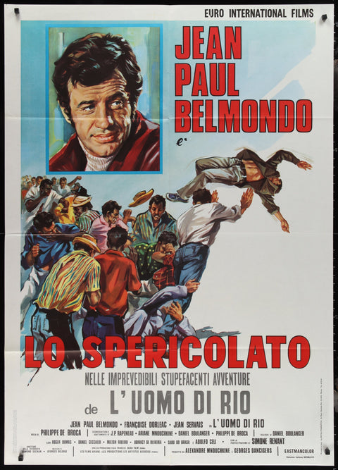 That Man From Rio (1970s RR) Affiche de film italienne originale à un panneau