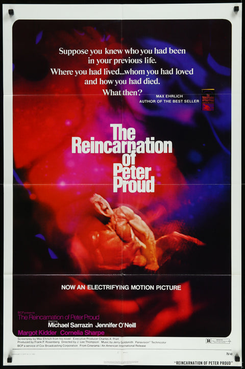Affiche de film originale américaine (One Sheet) du film La Réincarnation de Peter Proud (1975)