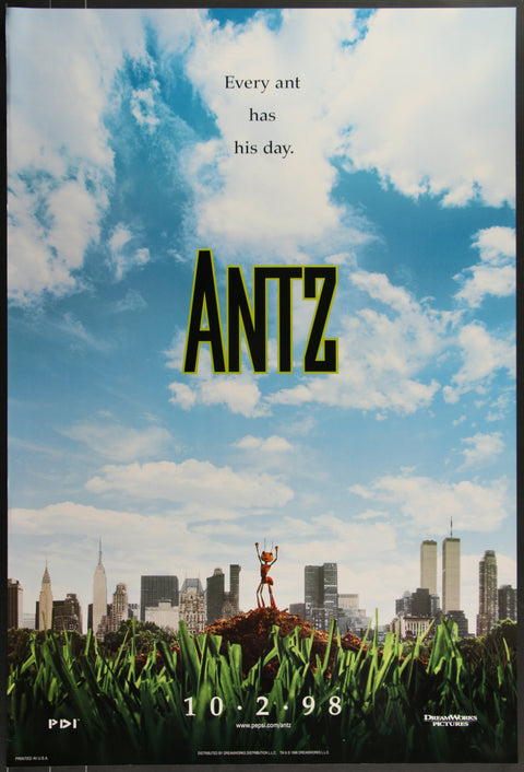 Affiche de film originale américaine (One Sheet) du film Antz (1998)