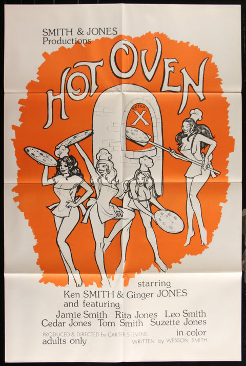 Affiche de film originale américaine (One Sheet) du film Hot Oven (1974)