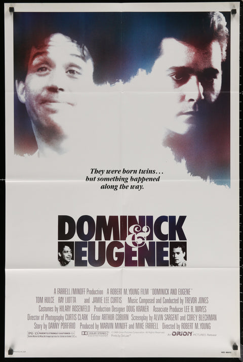 Dominick &amp; Eugene (1988) Affiche de film originale américaine (One Sheet)