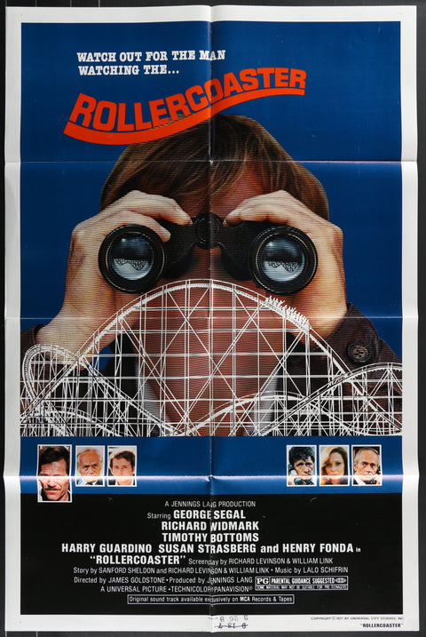 Rollercoaster (1977) Original US One Sheet Movie Poster