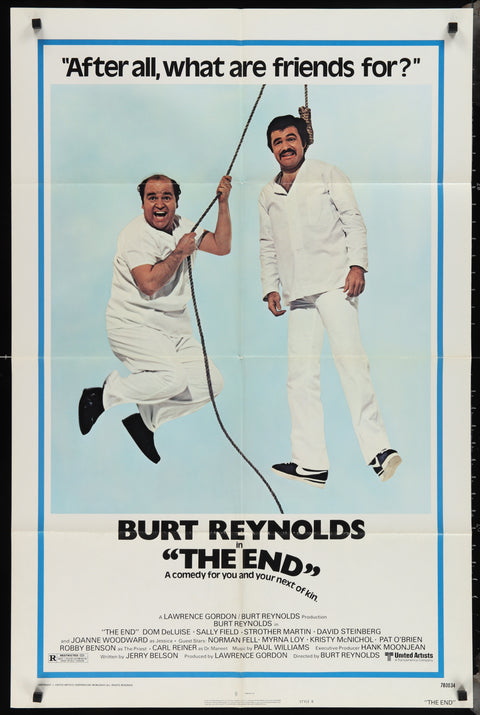 Affiche de film originale américaine (One Sheet) du film The End (1978)