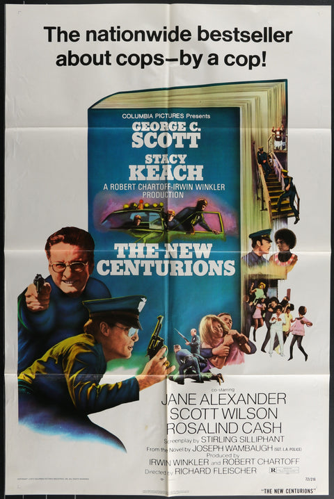 Affiche de film originale américaine (One Sheet) du film The New Centurions (1972)