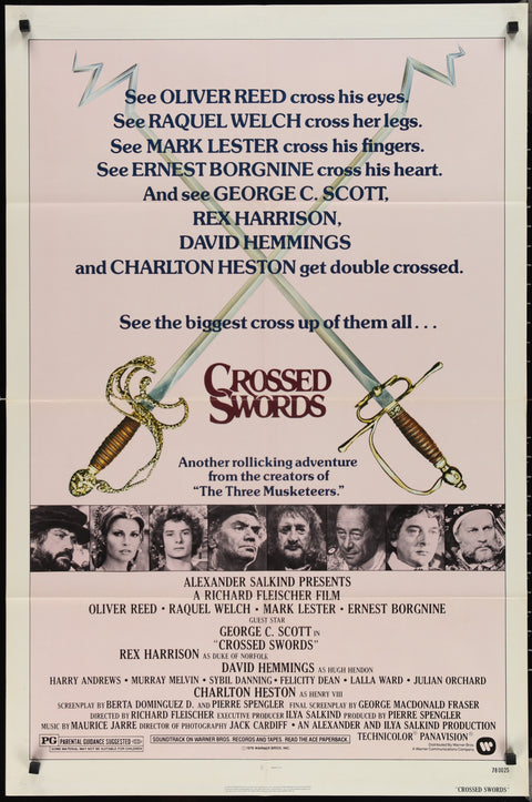 Crossed Swords (1977) Original US One Sheet Movie Poster