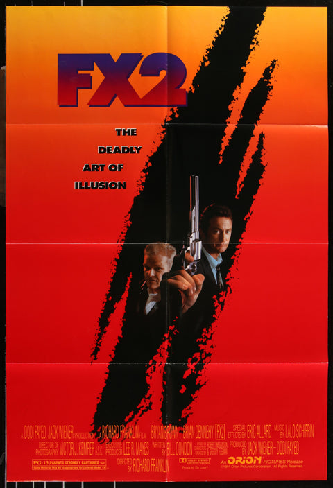 Affiche de film originale américaine (One Sheet) de F/X2 (1991)