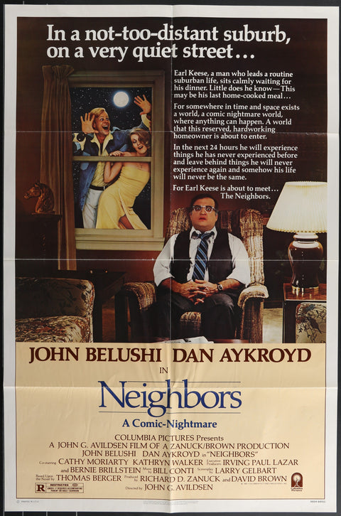Neighbors (1981) Original US One Sheet Movie Poster