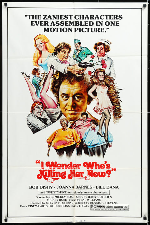 Je me demande qui va la tuer maintenant ? (1975) Affiche de film américaine originale (One Sheet)