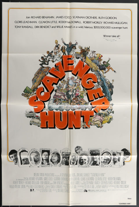 Affiche de film originale américaine (One Sheet) du film Scavenger Hunt (1979)