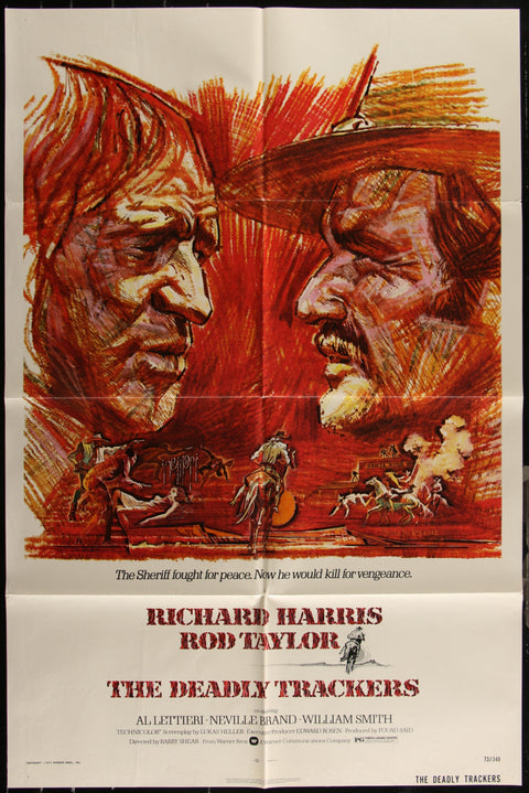 The Deadly Trackers (1973) Original US One Sheet Movie Poster