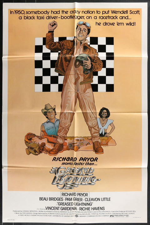 Greased Lightning (1977) Original US One Sheet Movie Poster