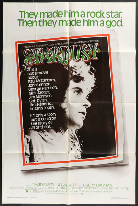 Stardust (1974) Original US One Sheet Movie Poster