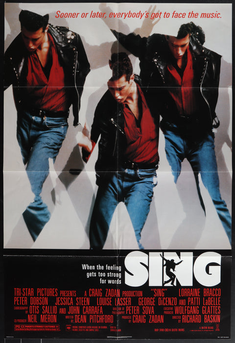 Tous en scène (1989) Affiche originale américaine du film