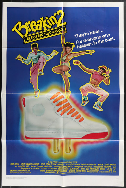 Breakin' 2: Electric Boogaloo (1984) Original US One Sheet Movie Poster