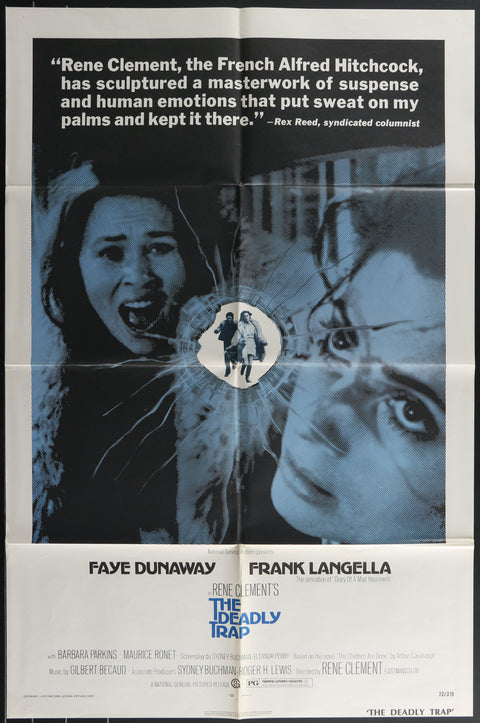 Affiche de film originale américaine (One Sheet) du film The Deadly Trap (1971)