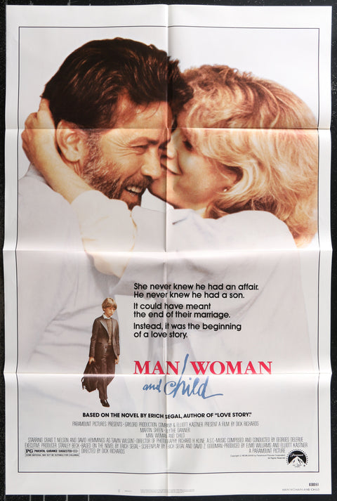 Affiche de film originale américaine (One Sheet) du film Man, Woman And Child (1983)