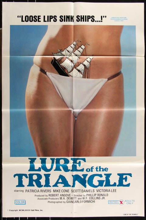 Lure Of The Triangle (1978) Original US One Sheet Movie Poster