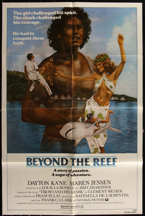Affiche de film originale américaine (One Sheet) de Beyond The Reef (1979)