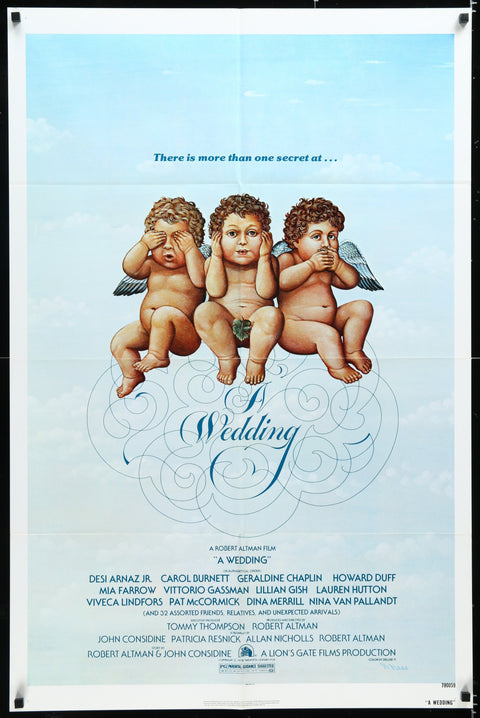A Wedding (1978) Original US One Sheet Movie Poster