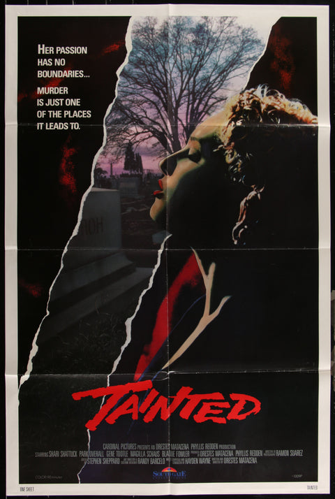 Tainted (1987) Original US One Sheet Movie Poster