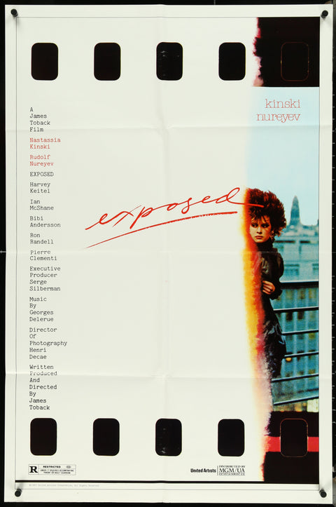 Affiche de film originale américaine (One Sheet) de Exposed (1983)