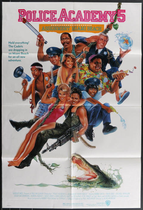 Police Academy 5: Auftrag Miami Beach (1988) Original US-Filmplakat (One Sheet)