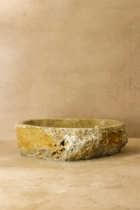 Lavabo en onyx à bords bruts - N° 4