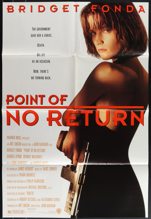 Affiche de film originale américaine (One Sheet) de Point Of No Return (1993)