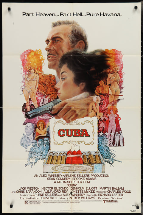 Cuba (1979) Affiche de film originale américaine (One Sheet)