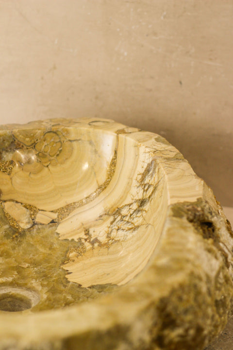 Lavabo en onyx à bord brut - N° 3