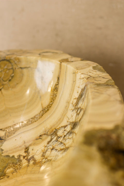 Lavabo en onyx à bord brut - N° 3