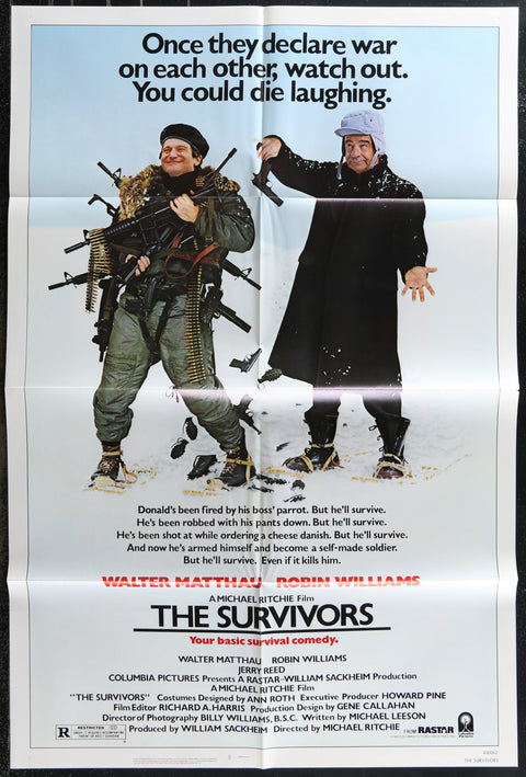 Affiche de film originale américaine (One Sheet) du film The Survivors (1983)
