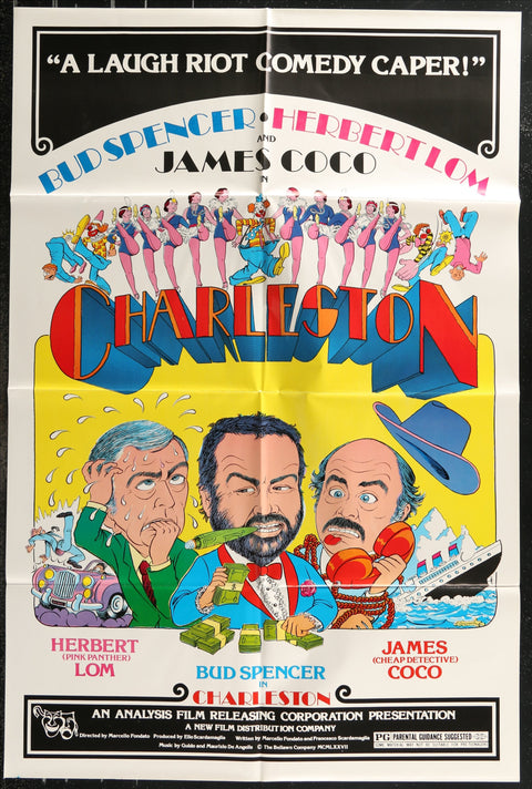 Affiche de film originale américaine (One Sheet) de Charleston (1977)