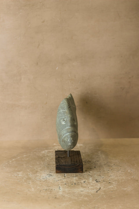 Steinfischskulptur – Simbabwe – 97,2