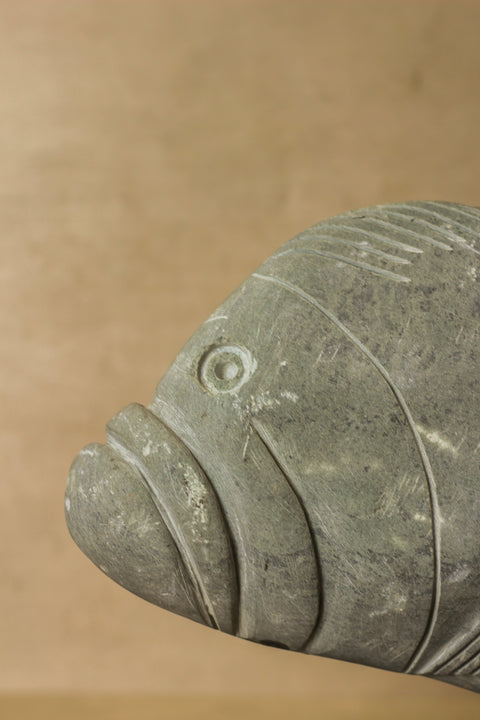 Steinfischskulptur – Simbabwe – 97,2