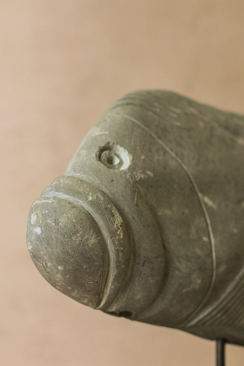 Steinfischskulptur – Simbabwe – 97,2