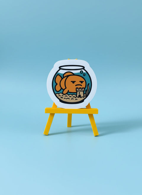 Not Made For Fish Sticker | Funny Fish Bowl Vinyl Sticker